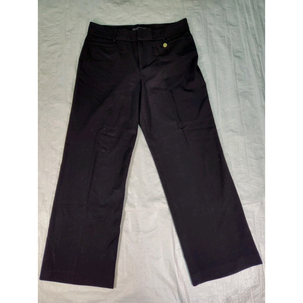 Nine West Jeans Black Dress Pants Womens Size 14 31 Waist Office Work Trousers
